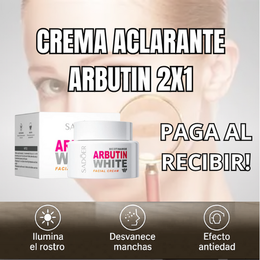 CREMA ACLARANTE ARBUTIN 2X1
