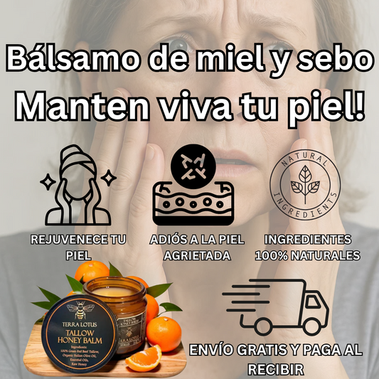 TALLOW HONEY BALM - TERRA LOTUS®