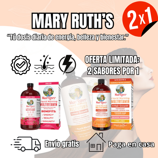 MARY RUTH'S® MULTIVITAMÍNICO - COMBO 2X1
